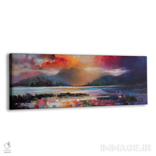 تابلو انتزاعی نمایی از آرمدیل اثر اسکات نیسمیت - نمای پرسپکتیو محصول