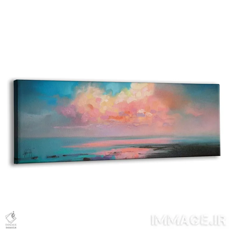 تابلو انتزاعی ابر کومولوس اقیانوس اطلس اثر اسکات نیسمیت - نمای پرسپکتیو محصول