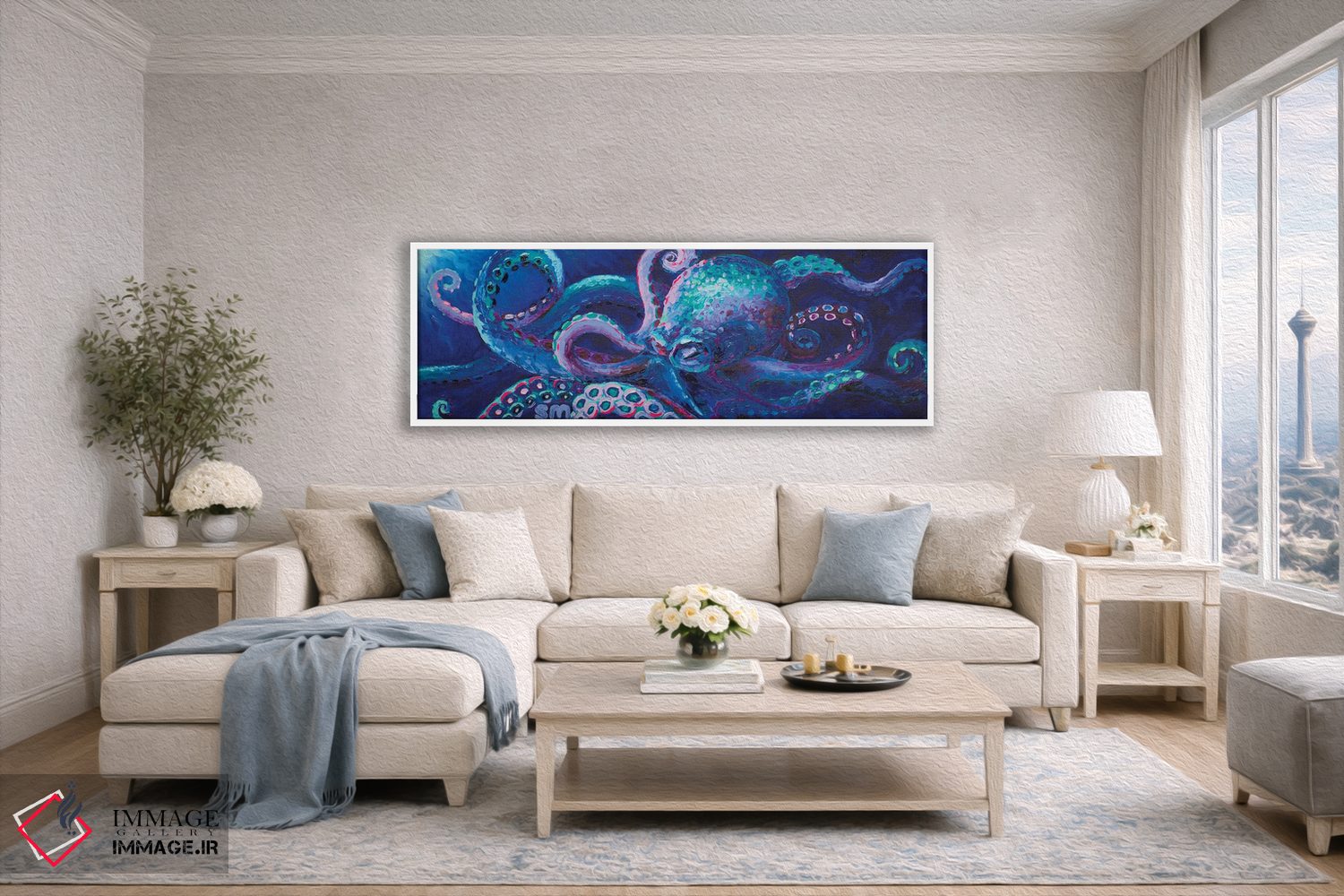 تابلو دکوراتیو شاخک ها اثر سیمونه ماژتیچ - D4W