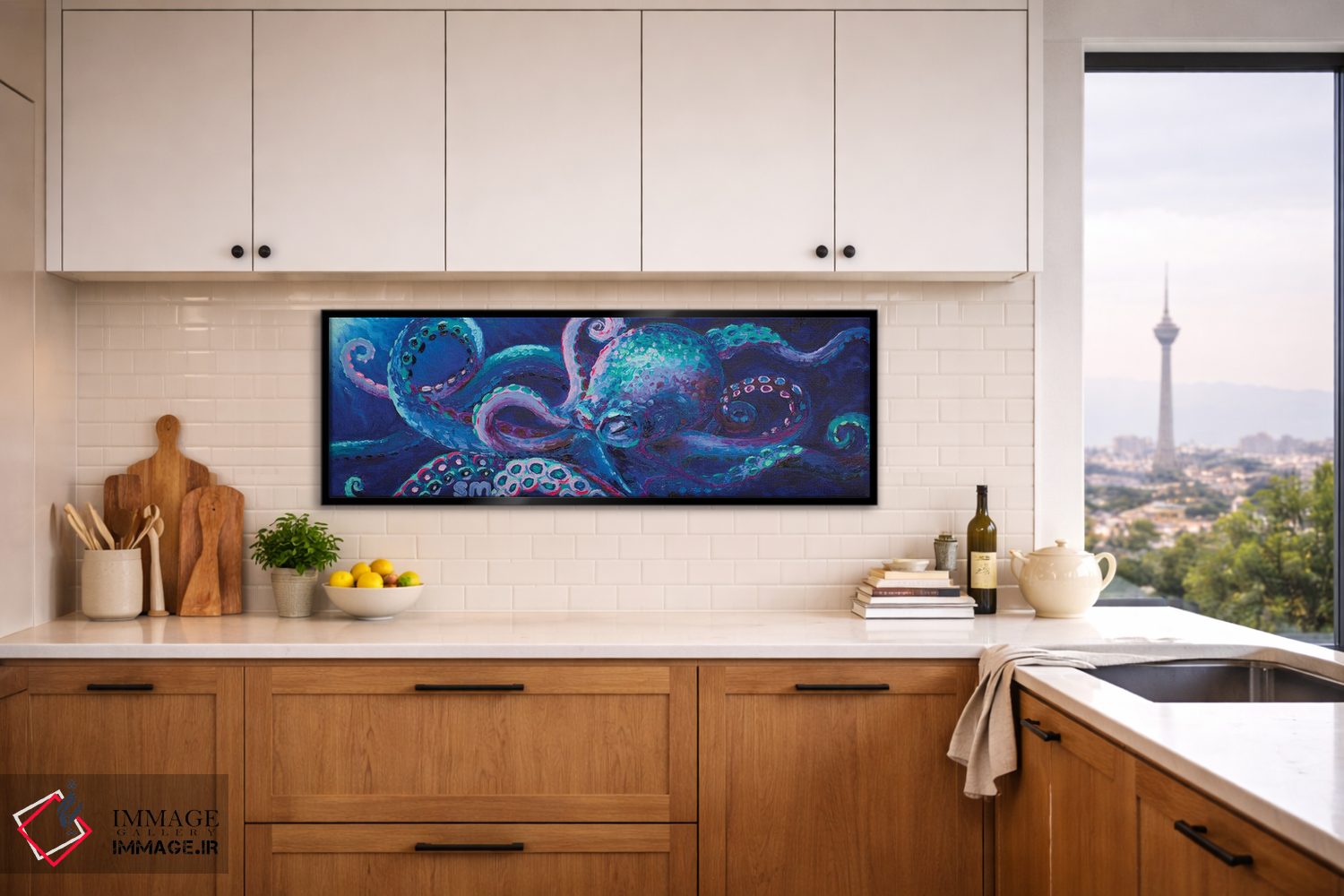 تابلو دکوراتیو شاخک ها اثر سیمونه ماژتیچ - D5B