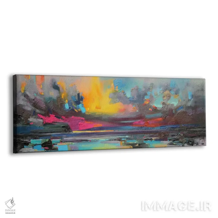 تابلو انتزاعی اسکای اثر اسکات نیسمیت - نمای پرسپکتیو محصول