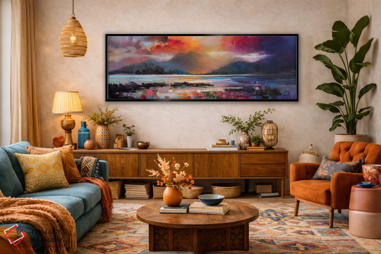 تابلو انتزاعی نمایی از آرمدیل اثر اسکات نیسمیت - D4B