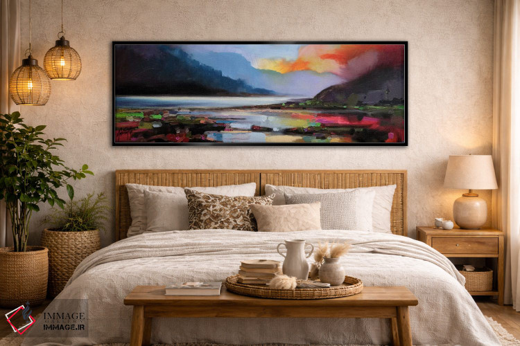 تابلو انتزاعی نور اثیری اثر اسکات نیسمیت - D5B