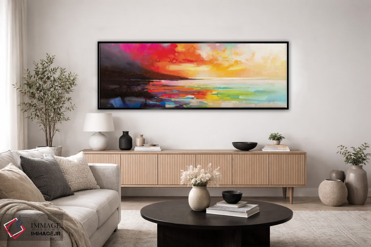 تابلو انتزاعی نظم آشوب زده اثر اسکات نیسمیت - D4B