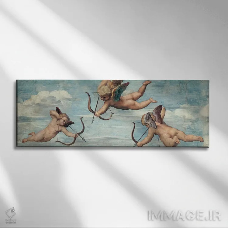 تابلو دکوراتیو پیروزی گالاتئا اثر رافائل - نمای روبهرو روی دیوار