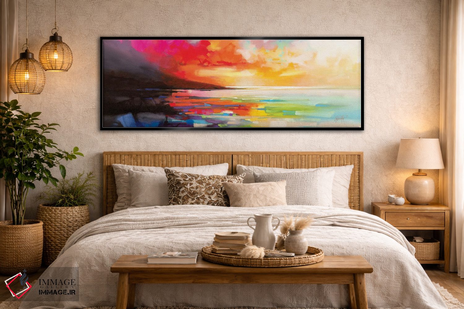 تابلو انتزاعی نظم آشوب زده اثر اسکات نیسمیت - D6B