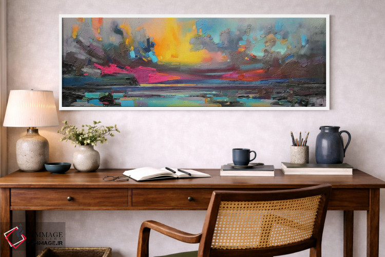 تابلو انتزاعی اسکای اثر اسکات نیسمیت - D1W