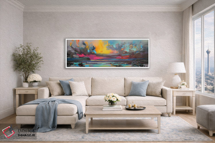 تابلو انتزاعی اسکای اثر اسکات نیسمیت - D4W