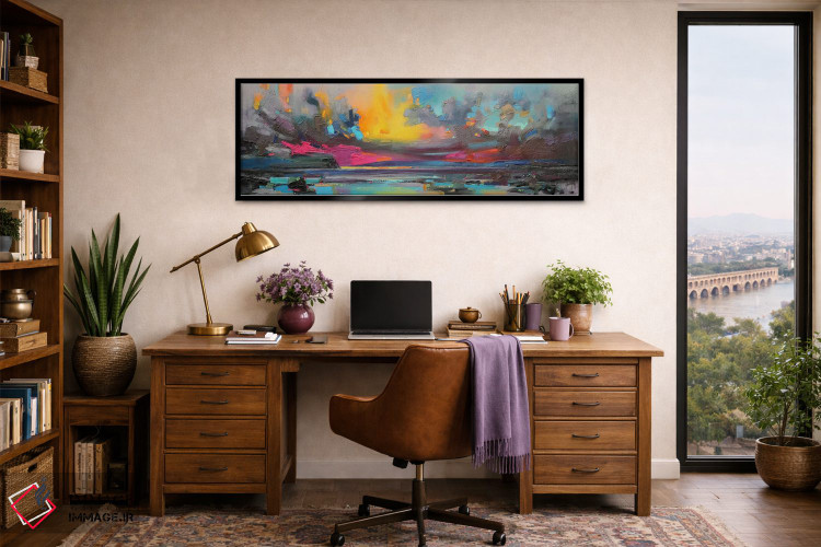 تابلو انتزاعی اسکای اثر اسکات نیسمیت - D3B