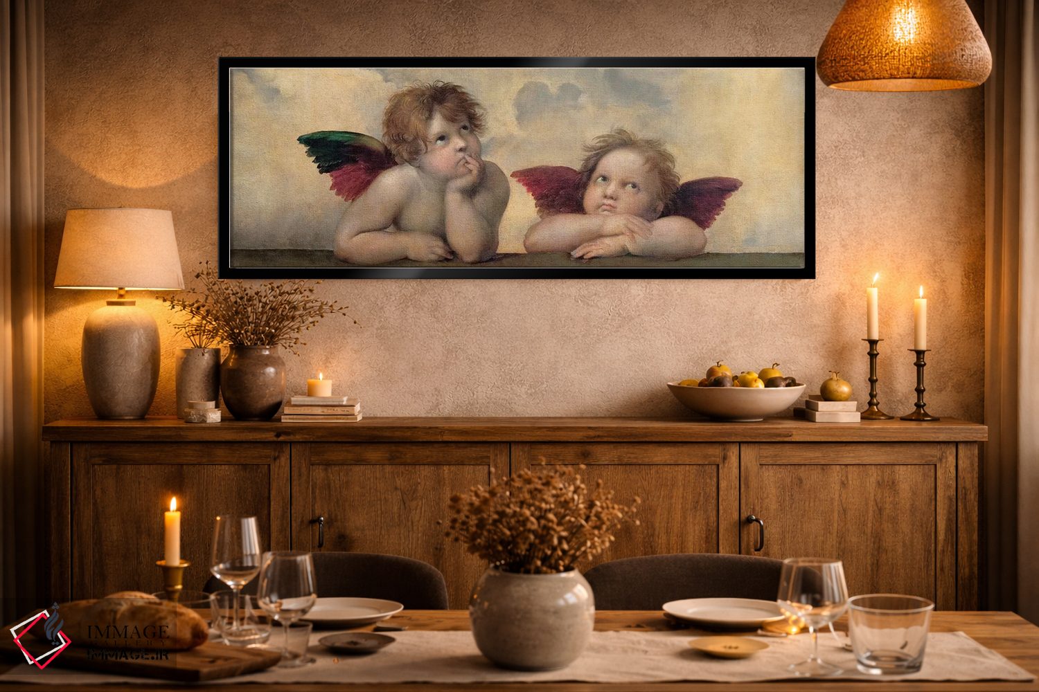 تابلو دکوراتیو فرشتگان اثر رافائل - D2B