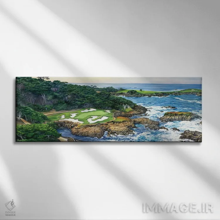 تابلو مدرن چالشی باشکوه اثر استف موراکا - نمای روبهرو روی دیوار