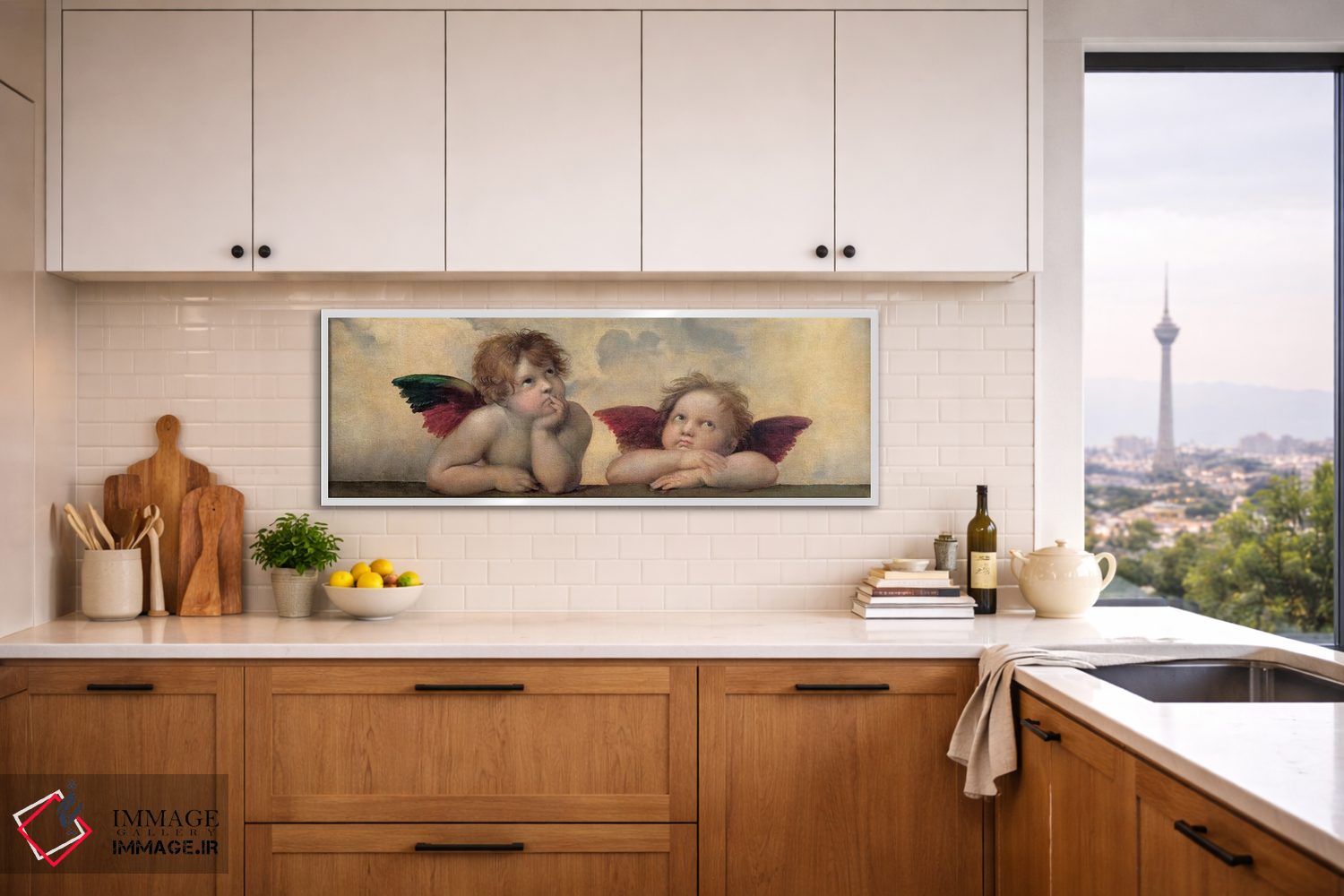 تابلو دکوراتیو فرشتگان اثر رافائل - D4W