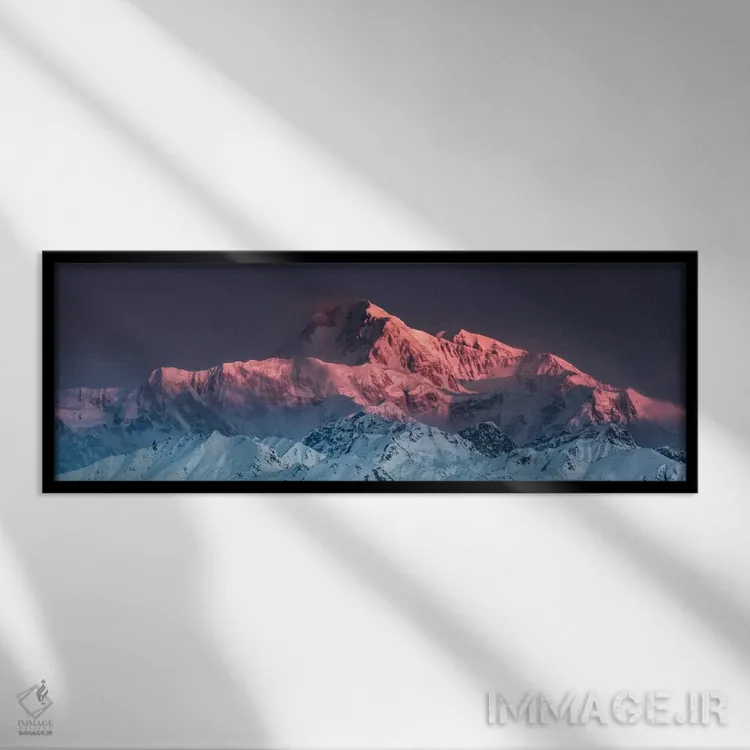 تابلو دکوراتیو شگفتی اثر استفان هفل - نمای قابدار مشکی