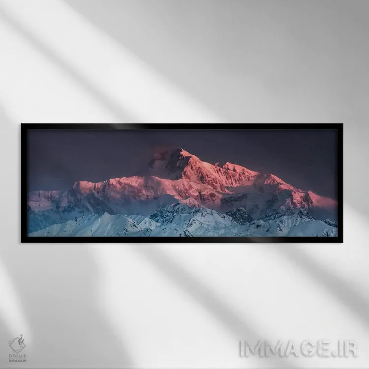 تابلو دکوراتیو شگفتی اثر استفان هفل - نمای قابدار مشکی