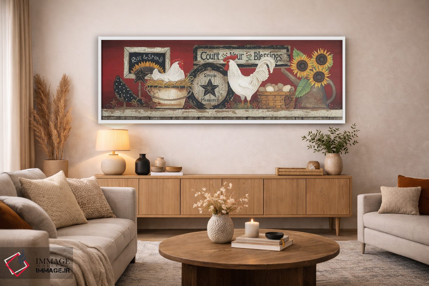 تابلو دکوراتیو برخیز و بدرخش اثر لیندا اسپایوی - D5W