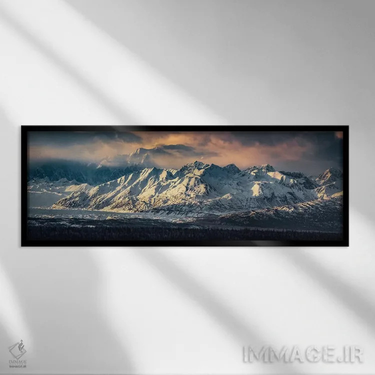 تابلو دکوراتیو اعلیحضرت اثر استفان هفل - نمای قابدار مشکی