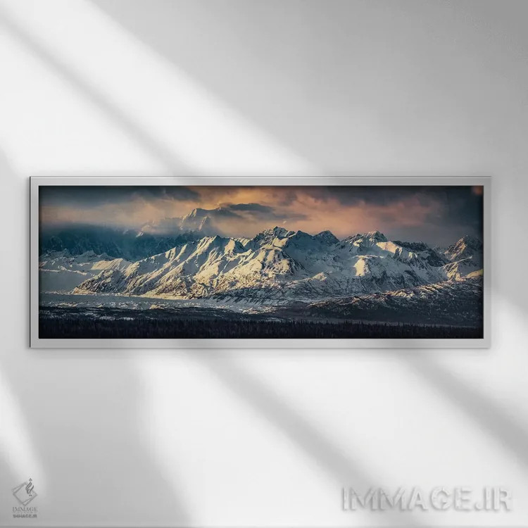 تابلو دکوراتیو اعلیحضرت اثر استفان هفل - نمای قابدار سفید