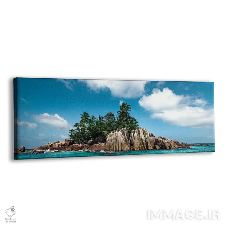 تابلو دکوراتیو جزیره گنج اثر استفان هفل - نمای پرسپکتیو محصول