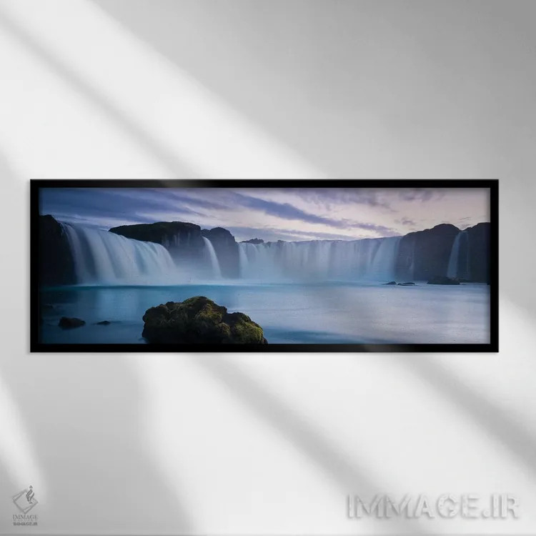 تابلو دکوراتیو گودافوس اثر استفان هفل - نمای قابدار مشکی