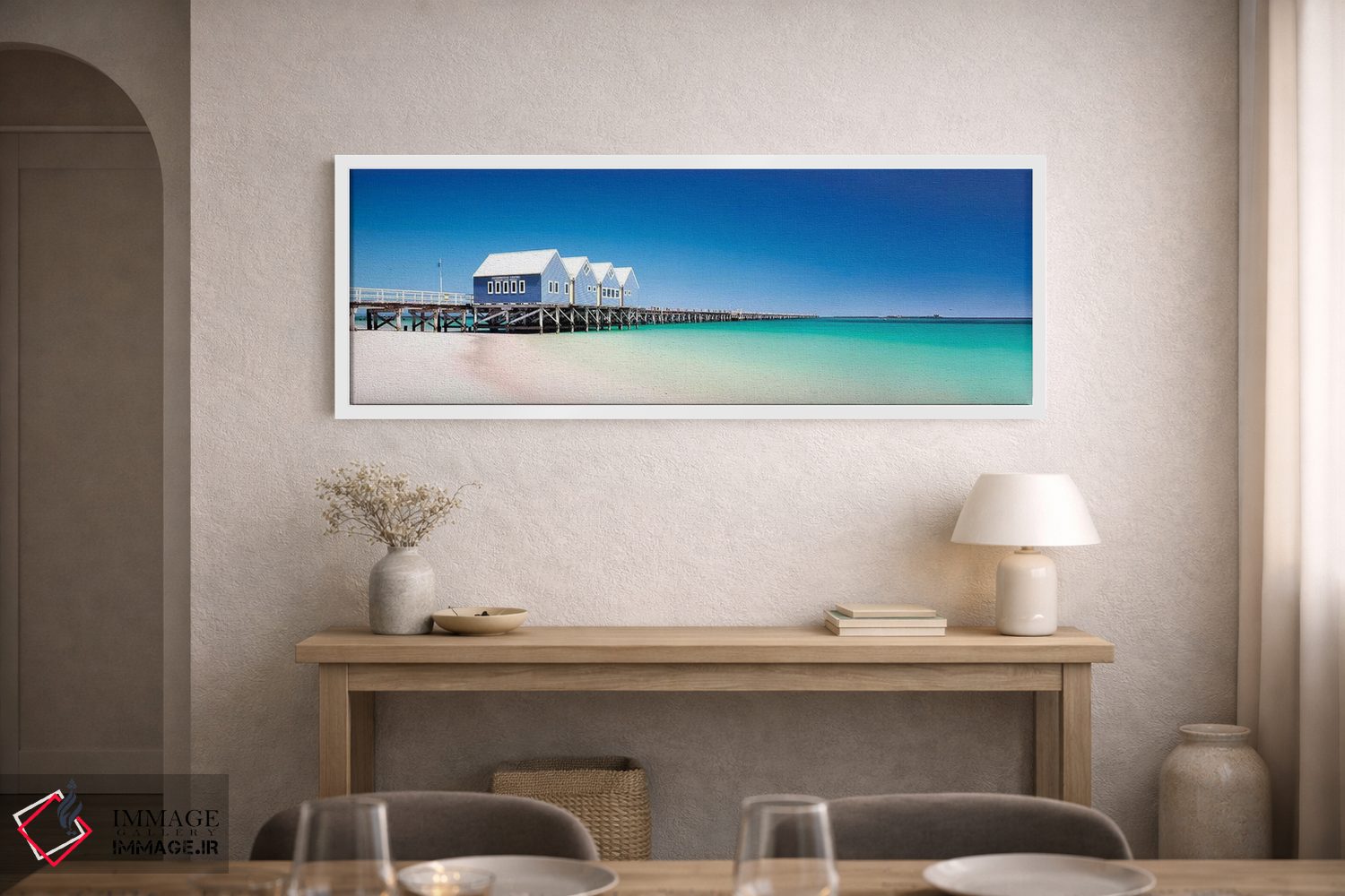 تابلو دکوراتیو اسکله باسلتون اثر استفان هفل - D2W