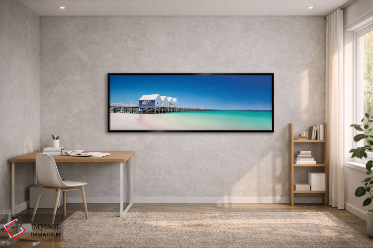 تابلو دکوراتیو اسکله باسلتون اثر استفان هفل - D3B