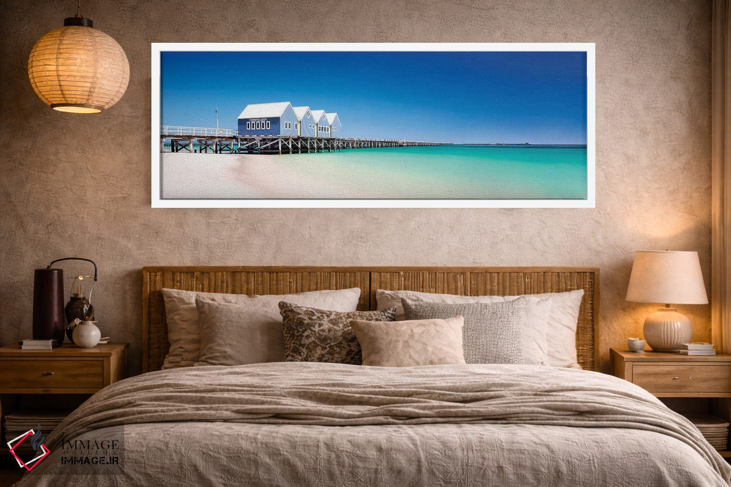 تابلو دکوراتیو اسکله باسلتون اثر استفان هفل - D4W