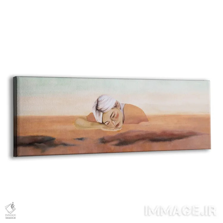 تابلو دکوراتیو یوهینا اثر آندریاس استوسل - نمای پرسپکتیو محصول