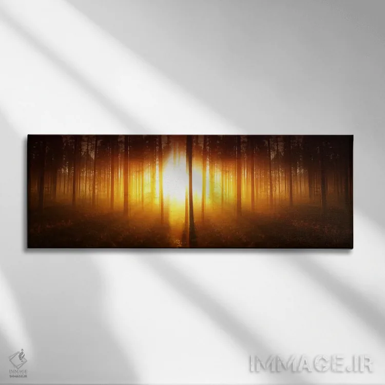 تابلو دکوراتیو تصویر رازآلود اثر آندریاس استریدسبرگ - نمای روبهرو روی دیوار