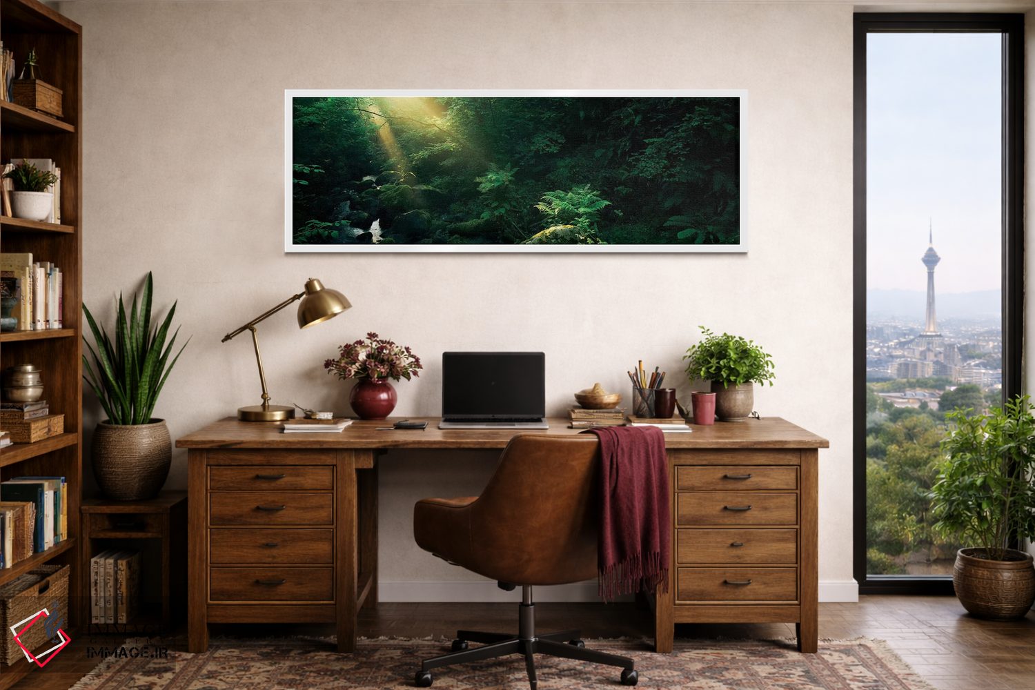 تابلو دکوراتیو قرص های ایرلندی اثر استفان هفل - D1W