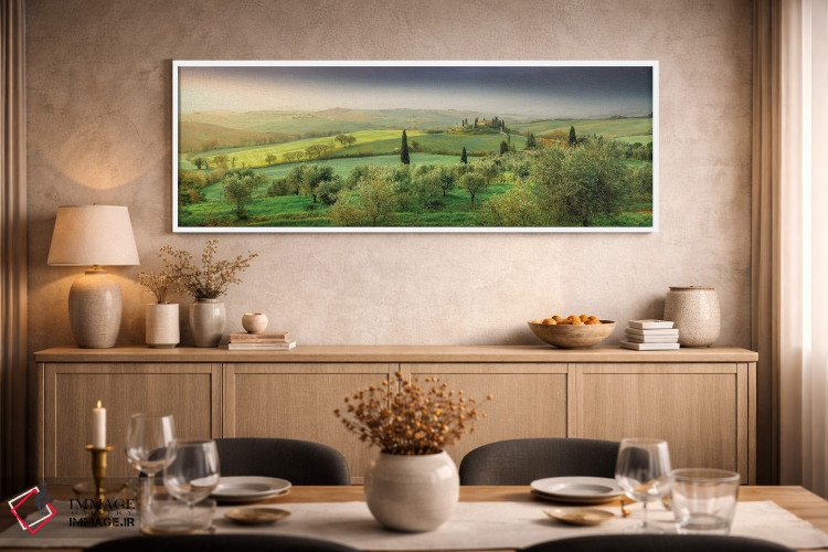 تابلو دکوراتیو نمای بهاری اثر استفان هفل - D2W