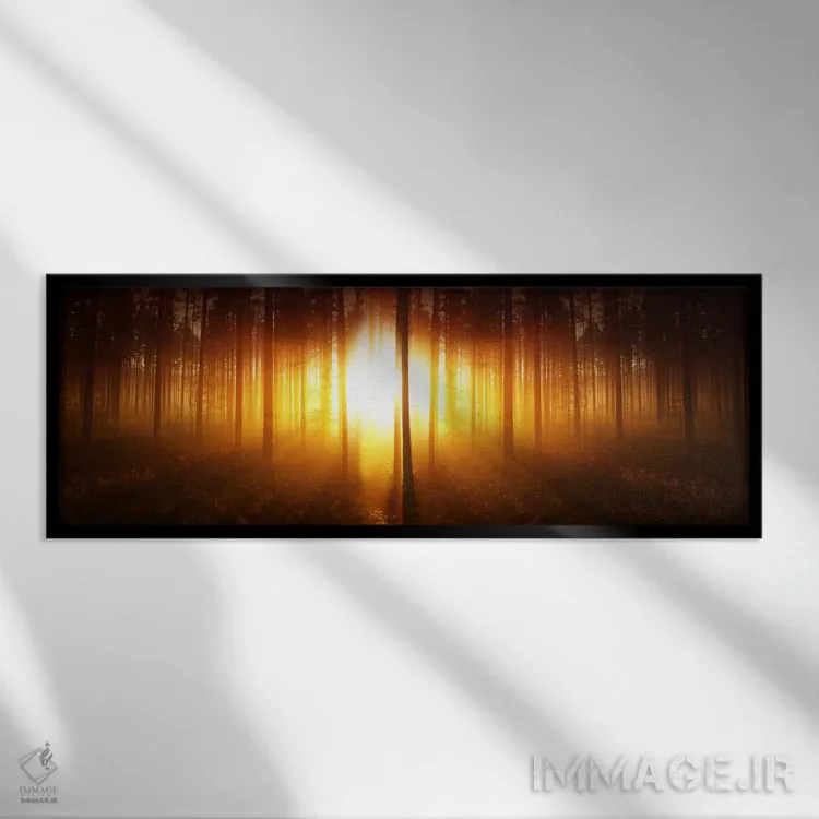 تابلو دکوراتیو تصویر رازآلود اثر آندریاس استریدسبرگ - نمای قابدار مشکی