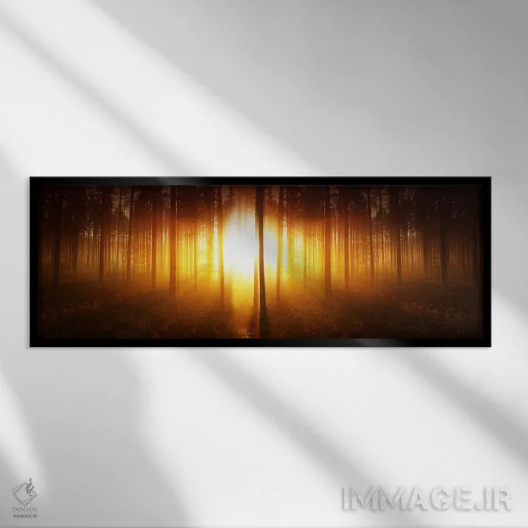 تابلو دکوراتیو تصویر رازآلود اثر آندریاس استریدسبرگ - نمای قابدار مشکی