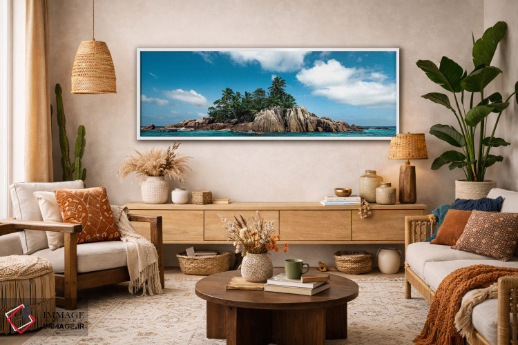 تابلو دکوراتیو جزیره گنج اثر استفان هفل - D1W