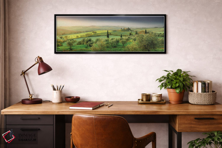 تابلو دکوراتیو نمای بهاری اثر استفان هفل - D4B