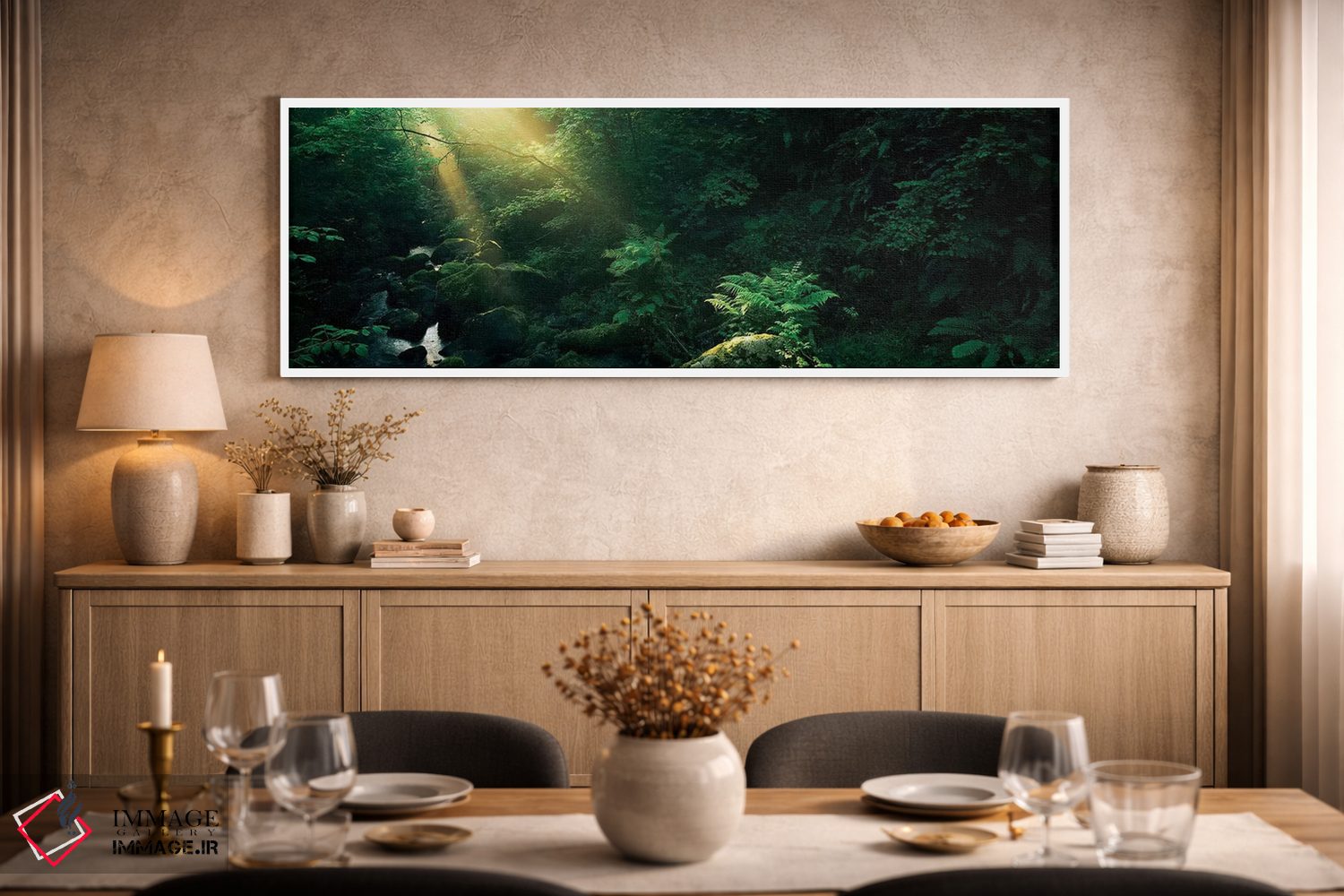 تابلو دکوراتیو قرص های ایرلندی اثر استفان هفل - D2W