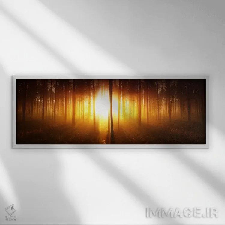 تابلو دکوراتیو تصویر رازآلود اثر آندریاس استریدسبرگ - نمای قابدار سفید