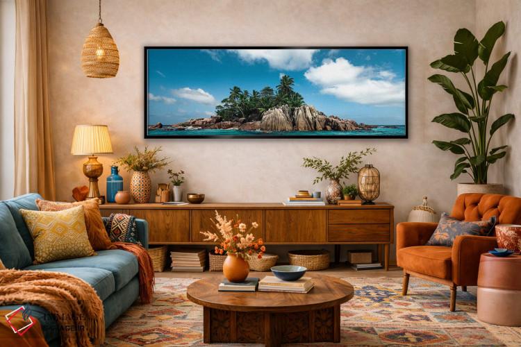 تابلو دکوراتیو جزیره گنج اثر استفان هفل - D4B