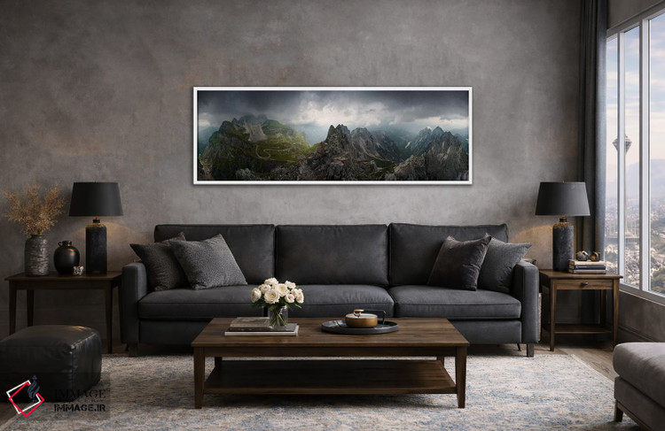 تابلو دکوراتیو تخت سیاه اثر استفان هفل - D3W