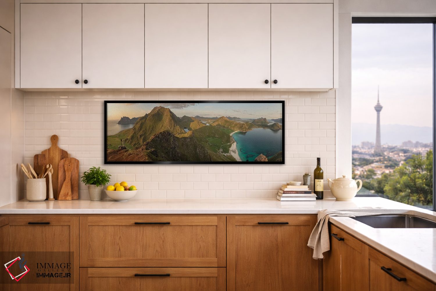 تابلو دکوراتیو پانورامای هوکلند اثر آندریاس استریدسبرگ - D5B