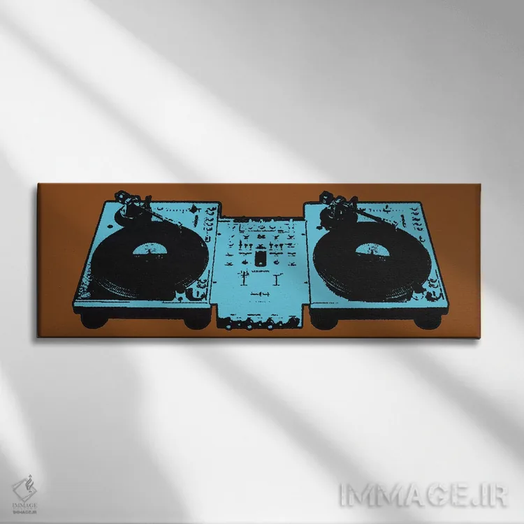 تابلو دکوراتیو تابوت اثر استیز - نمای روبهرو روی دیوار