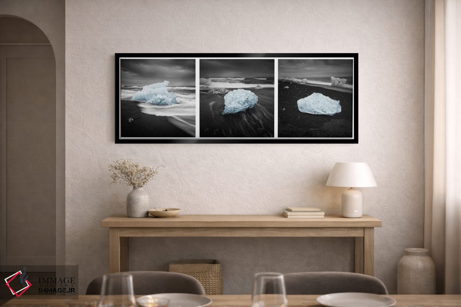 تابلو دکوراتیو یخ ایسلندی اثر آندریاس استریدسبرگ - D2B