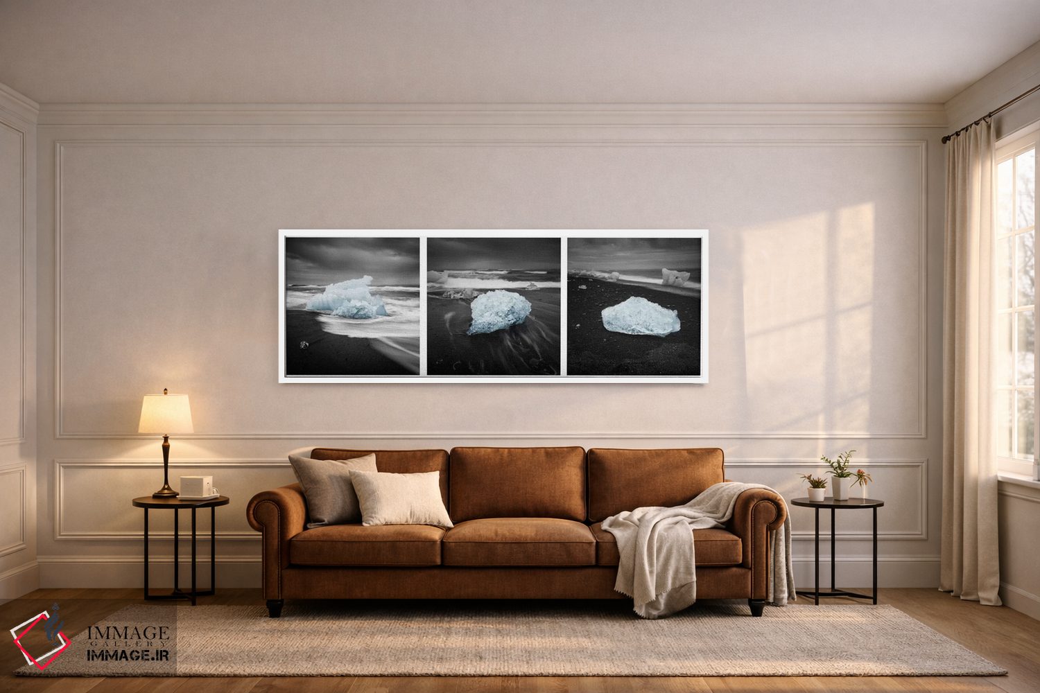 تابلو دکوراتیو یخ ایسلندی اثر آندریاس استریدسبرگ - D5W