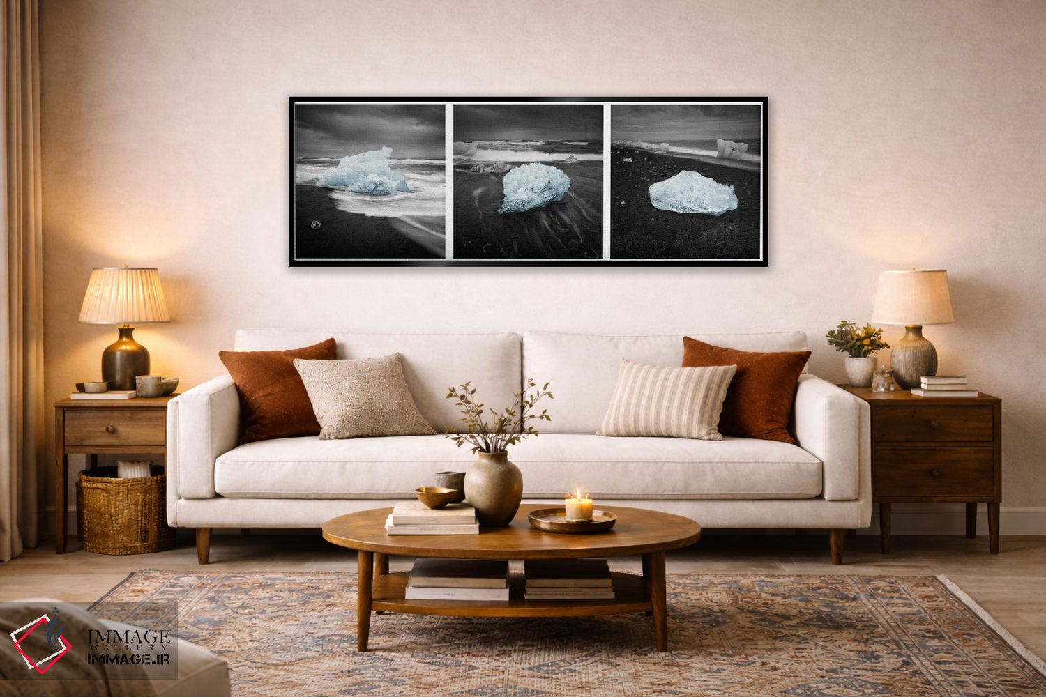 تابلو دکوراتیو یخ ایسلندی اثر آندریاس استریدسبرگ - D6B