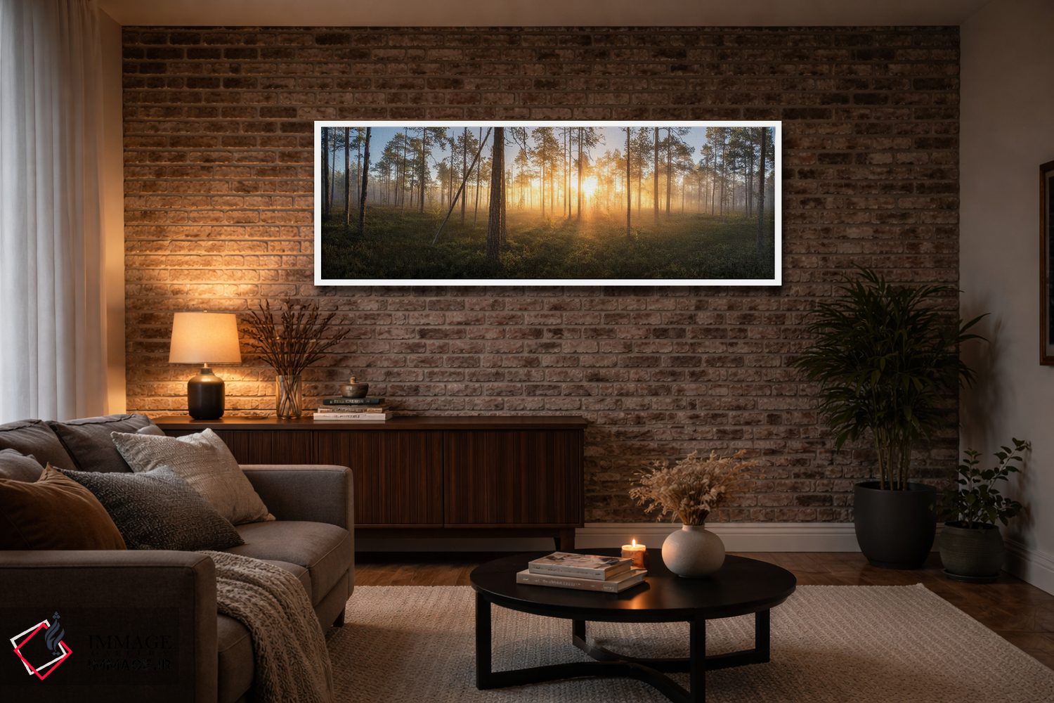 تابلو دکوراتیو پانورامای سکوت اثر آندریاس استریدسبرگ - D3W