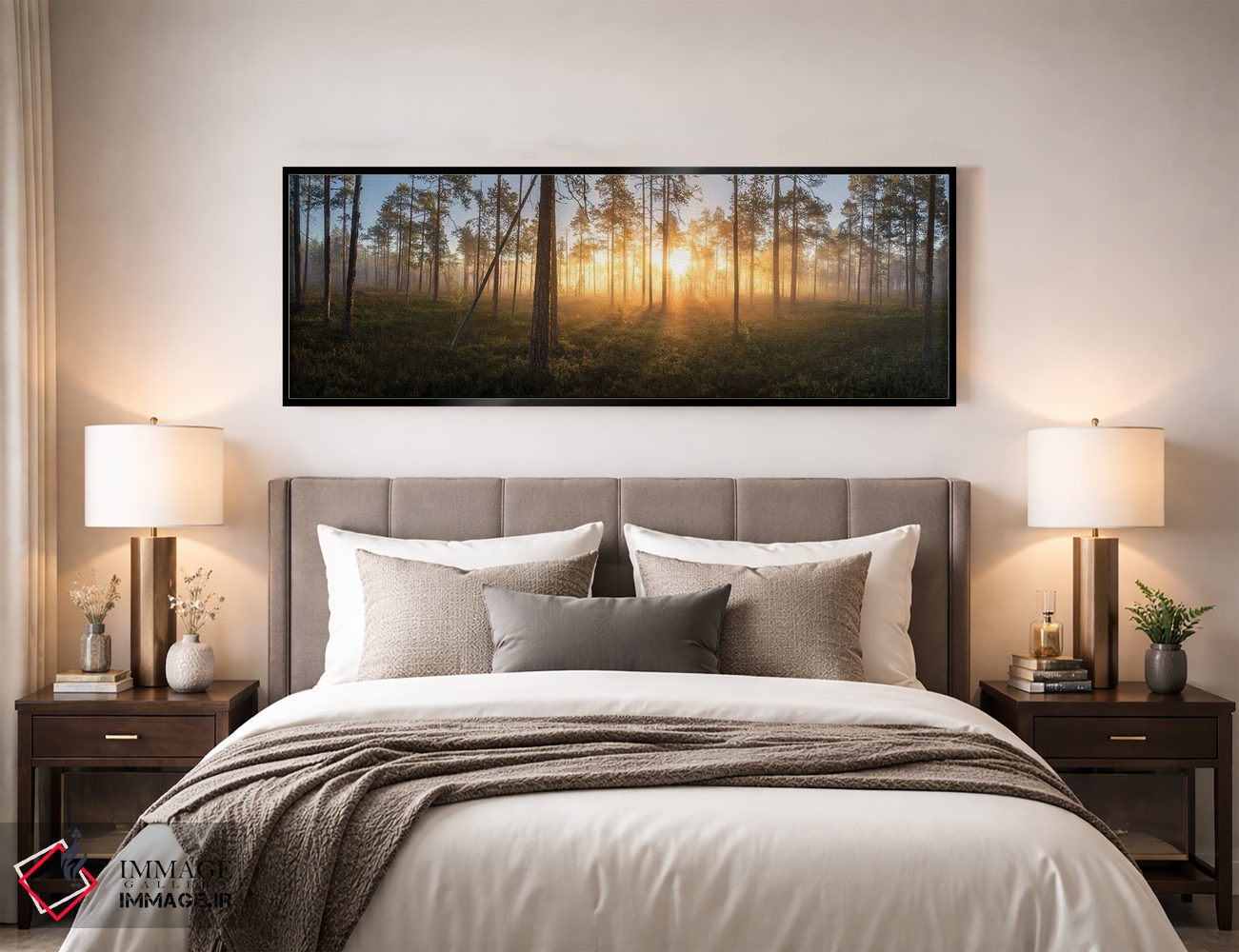 تابلو دکوراتیو پانورامای سکوت اثر آندریاس استریدسبرگ - D5B