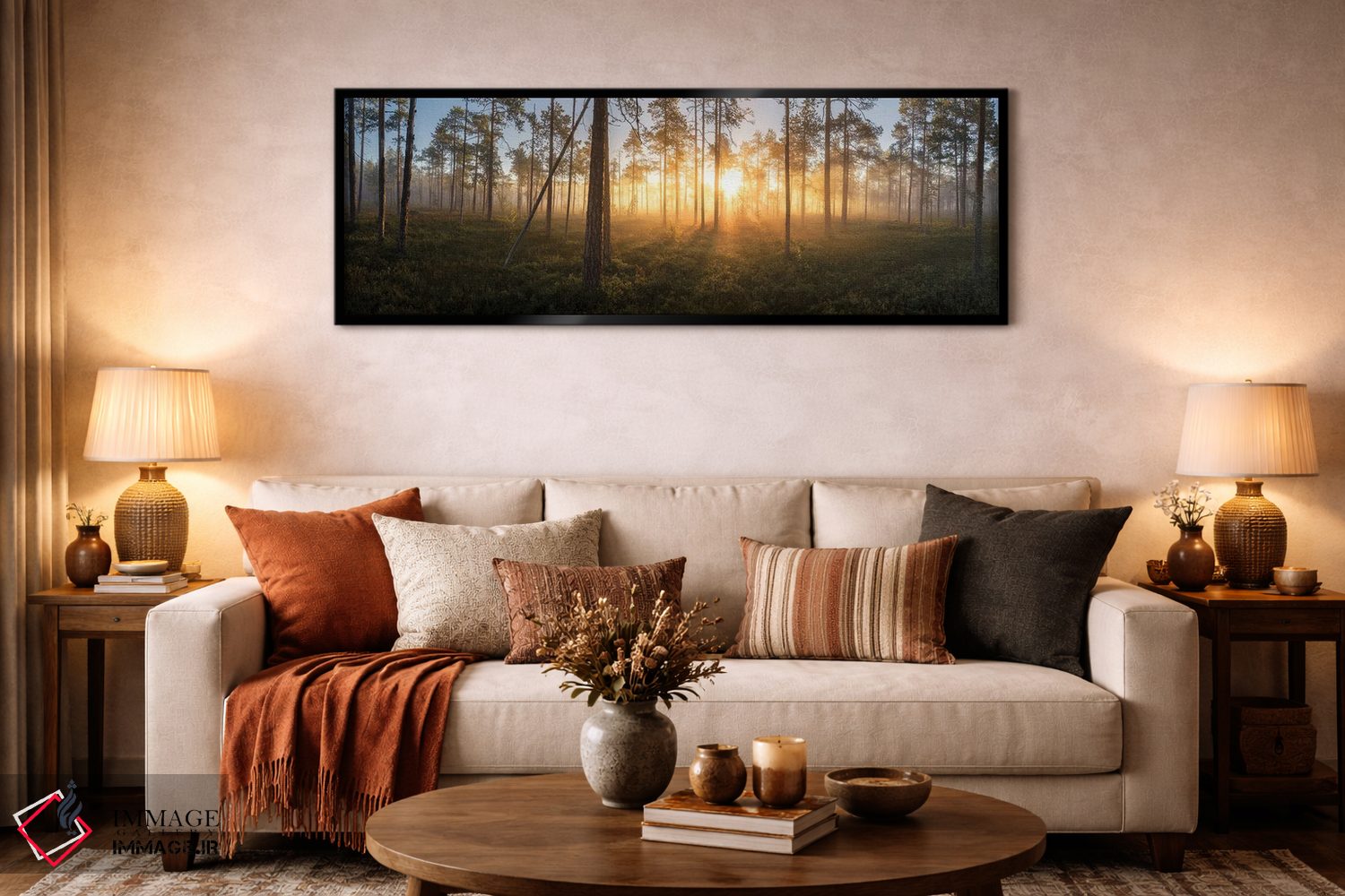 تابلو دکوراتیو پانورامای سکوت اثر آندریاس استریدسبرگ - D6B