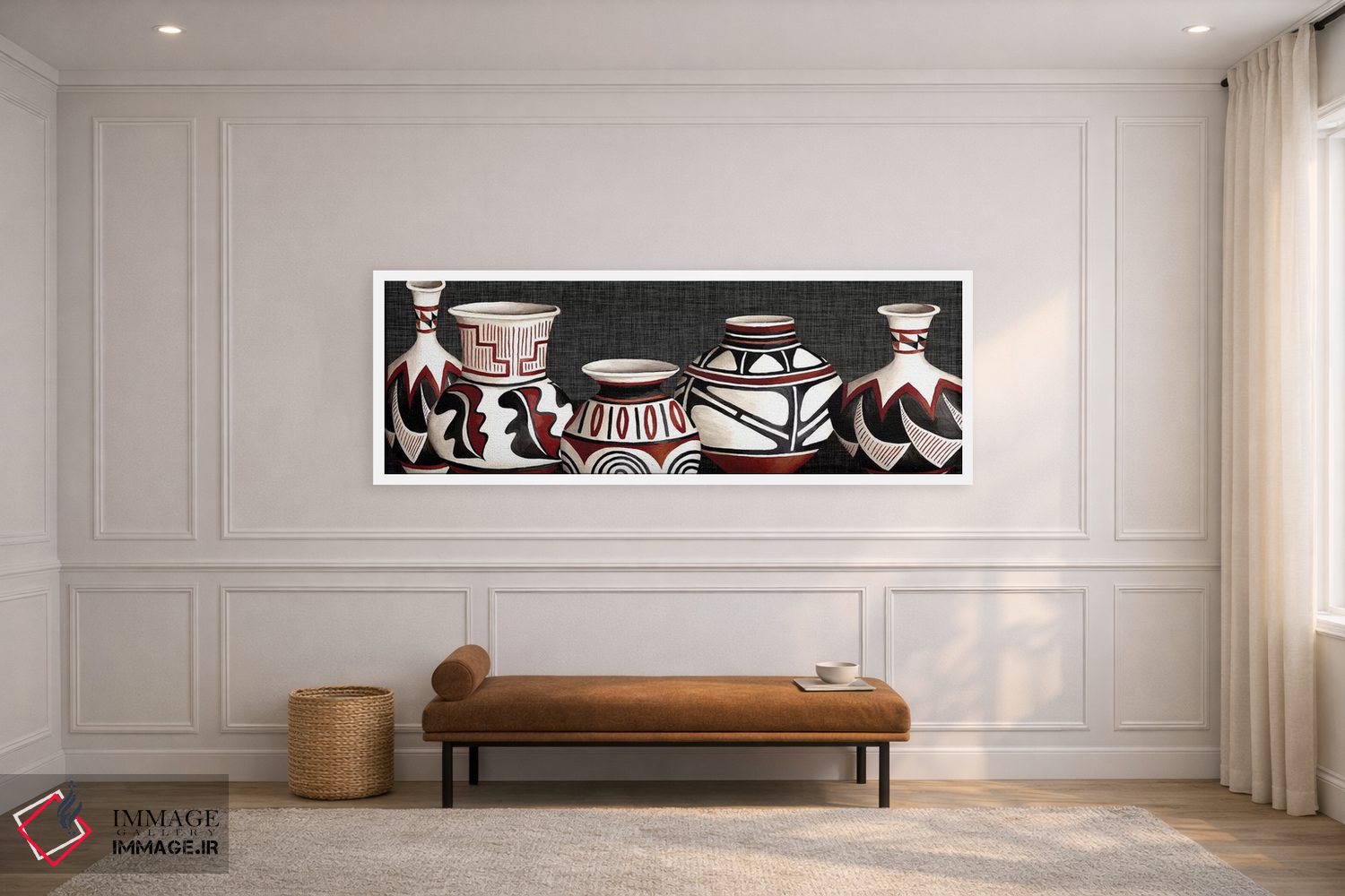 تابلو دکوراتیو سفال مکزیکی اثر استودیو دبلیو - D2W