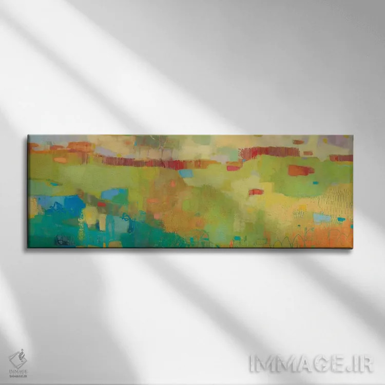 تابلو دکوراتیو الیزیوم چهار اثر سو یاخیمیک - نمای روبهرو روی دیوار