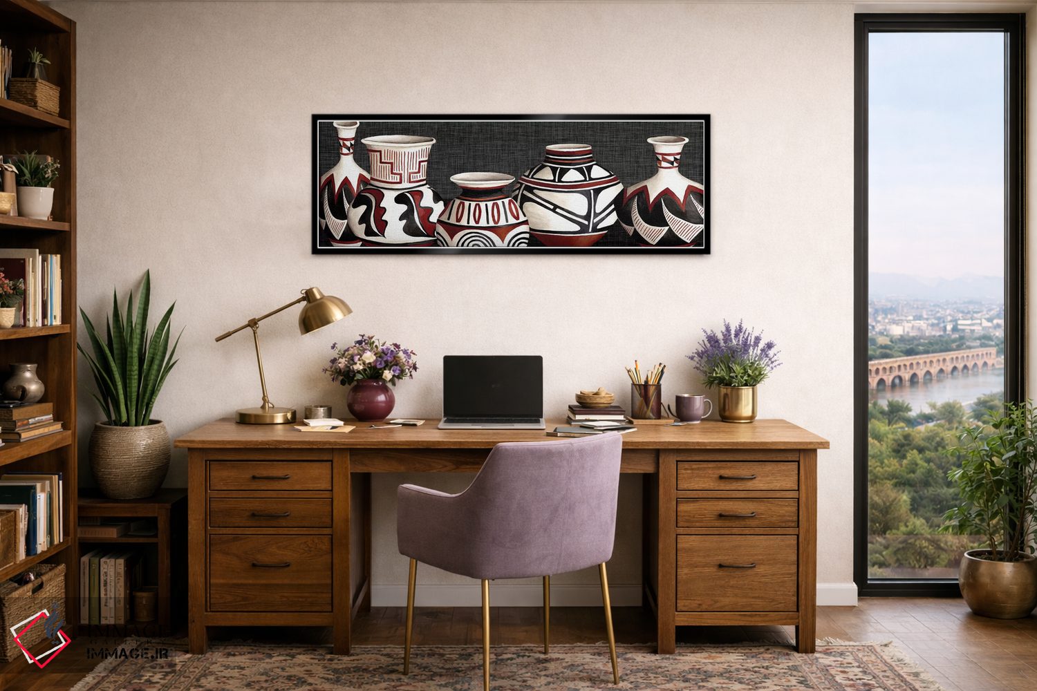 تابلو دکوراتیو سفال مکزیکی اثر استودیو دبلیو - D3B