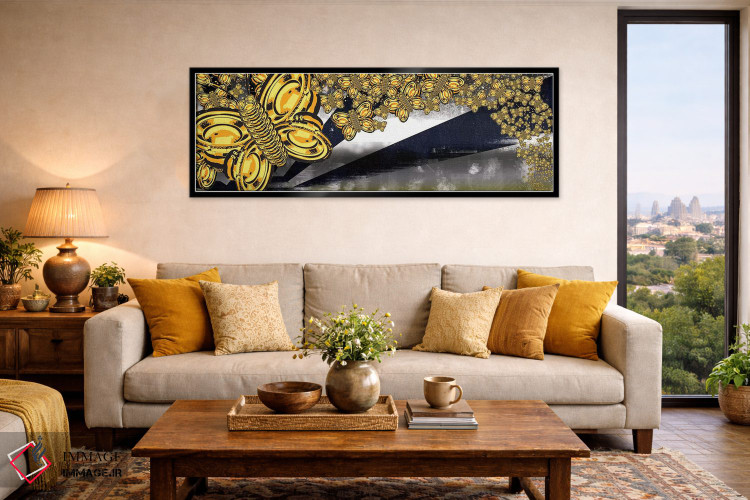 تابلو دکوراتیو صدای سکوت II اثر استیز - D6B